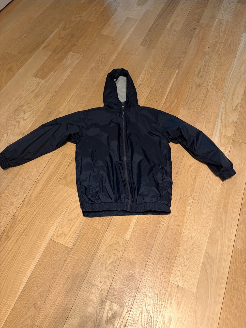 Charles River Apparel Kids Navy Hooded Rain Jacket